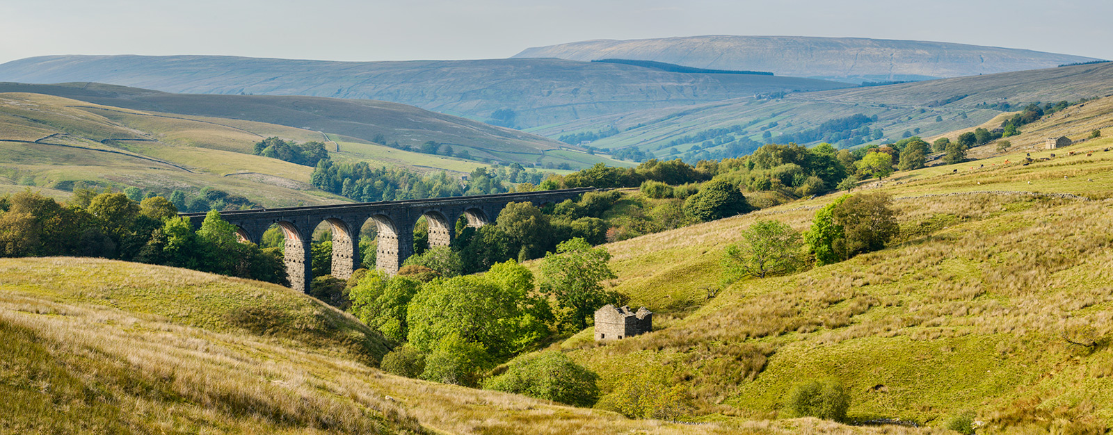 Dent Head Viaduct - stitched panorama from three frames