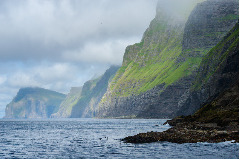 The sheer sided cliffs of Vestmanna - Nikon D800e and 70-200 f4 lens