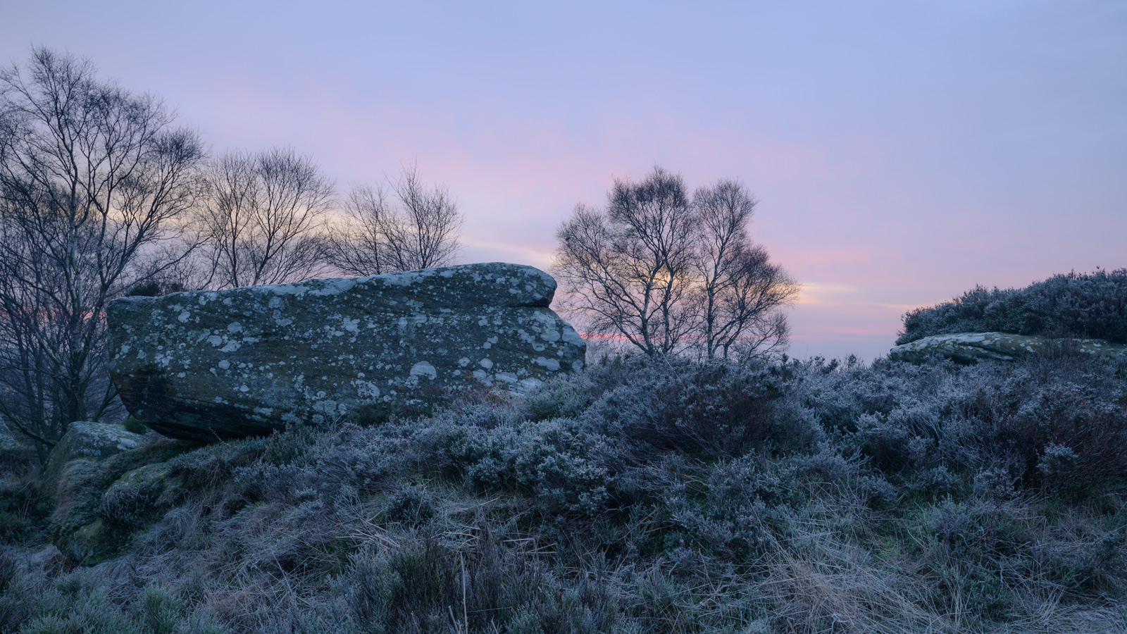 Pinks and blues at Dawn, Brimham Rocks