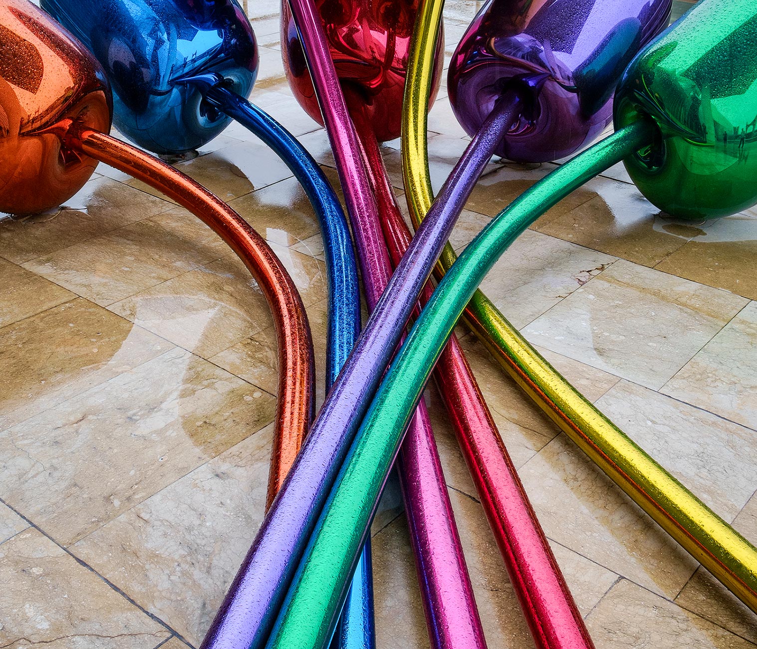Tulips by Jeff Koons - Fuji X-E1 and 18-55mm lens @ 23mm